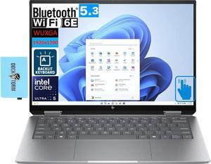 HP Envy x360 2-in-1 Laptop 14.0" Touchscreen WUXGA Display (Intel Ultra 5-125U 12-Core, 16GB LPDDR5, 1TB PCIe SSD, Backlit KYB, Thunderbolt 4, WiFi 6E, Win 11 Home) w/DKZ Hub USB Port Expander