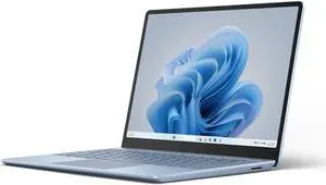 Microsoft Surface Laptop Go 3 (2023) - 12.4" Touchscreen, Thin  and  Lightweight, Intel Core i5, 8GB RAM, 256GB SSD SSD, with Windows 11, Ice Blue Color Copilot (XK1-00059)