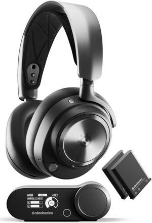 SteelSeries Arctis Nova Pro Wireless MultiSystem Gaming Headset  Premium HiFi Drivers  Active Noise Cancellation  Infinity Power System  Stealth Retractable Mic  PC PS5PS4 Switch Mo 61520