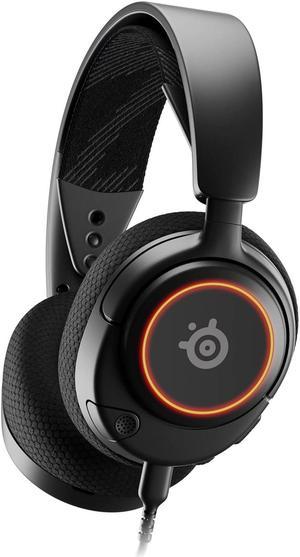 SteelSeries New Arctis Nova 3 MultiPlatform Gaming Headset  Signature Arctis Sound  ClearCast Gen 2 Mic  PC PS5PS4 Xbox Series XS Switch MobileBlack 61631