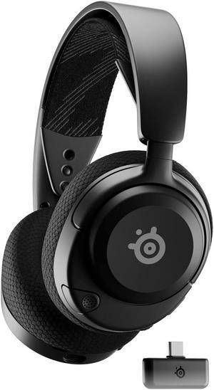 SteelSeries New Arctis Nova 4 Wireless Multi-Platform Gaming Headset  360° Spatial Audio 2.4GHz High-Speed Wireless  36 Hr Battery  USB-C  ClearCast Gen 2 Mic  PC, Playstati (61636)