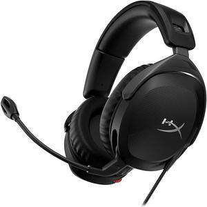 HyperX Cloud Stinger 2  Gaming Headset, DTS Headphone:X Spatial Audio, Lightweight Over-Ear Headset with mic, Swivel-to-Mute Function, 50mm Drivers, PC Compatible, Black (519T1AA)