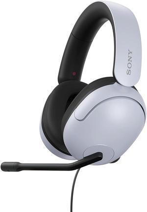 Sony-INZONE H3 Wired Gaming Headset, Over-ear Headphones with 360 Spatial Sound, MDR-G300,White (H3GamingHeadset)