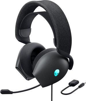 Alienware AW520H Wired Gaming Headset - Dolby Atmos, Unidirectional, AlienFX 16.8 Million RGB Colors, Microphone Mute, Volume On-Headset Controls, 40mm Hi-Res Certified - Dark Side of The Moo (AW520H)
