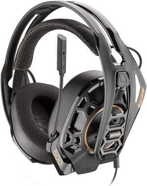 RIG 500 PRO HS Officially Licensed Playstation Competition-Grade Headset with RIG Audio Dial for PS4, PS5, PC - 50mm Speaker Drivers - Flip to Mute Noise Canceling Mic (214452-60)