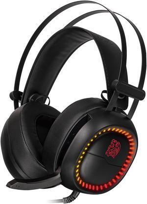 Thermaltake Tt eSports Shock Pro RGB Analog Stereo Gaming Headset for PC/PS4/Xbox/Nintendo Switch/iPhone/iPad/iPod/Android Mobile Devices HT-HSE-ANECBK-23 (HT-HSE-ANECBK-23)