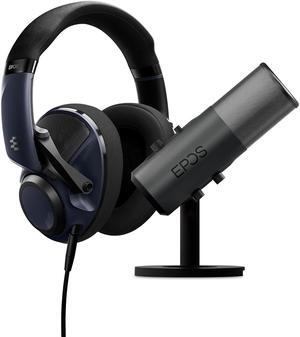 EPOS H6Pro  and  B20 Streaming Bundle | Open Acoustic Gaming Headset and Microphone Set | Wired Gaming Headphones  and  Gaming Mic Bundle for your Computer Streaming Setup | Microphone For P (1001255)