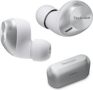 Technics HiFi True Wireless Multipoint Bluetooth Earbuds II, Active Noise Cancelling, 3 Device MultiPoint Connectivity, Impressive Call Quality, LDAC Compatible, EAH-AZ40M2-S (Silver) (EAH-AZ40M2-S)
