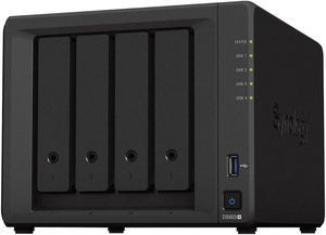 Synology DiskStation DS923+ 4-Bay NAS Enclosure Server | AMD Ryzen R1600 Dual-Core up to 3.1 GHz | 8GB DDR4 RAM | 16TB (4 x 4) 3.5" HDD | 1024 GB M.2 NVMe SSD