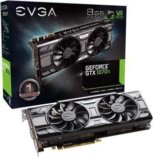 EVGA GeForce GTX 1070 Ti SC GAMING ACX 3.0 Black Edition, 8GB GDDR5, EVGA OCX Scanner OC, White LED, DX12OSD Support (PXOC) Graphics Card 08G-P4-5671-KR (Renewed)