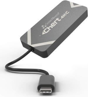 ClonerAlliance Chert 4KC, HDMI to USB-C Video Capture Dongle, Ultra Low Latency, Play Game Consoles on Laptop, Driver Free, 4K Input Supported.
