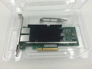 Intel X540T2BLK Intel Ethernet Converged Network Adapter X540-T2 - PCI Express x8 - 2 Port(s) - 2 x Network (RJ-45) - Twisted Pair - Low-profile, Full-height - Bulk