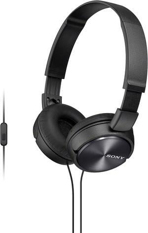 Sony Foldable Headphones with Smartphone Mic and Control - Metallic Black