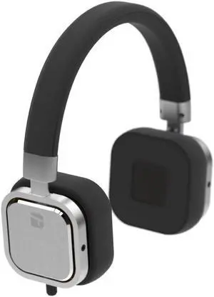 Torque Audio On/Over Ear Customizable Headphone (Brushed Silver Metallic)