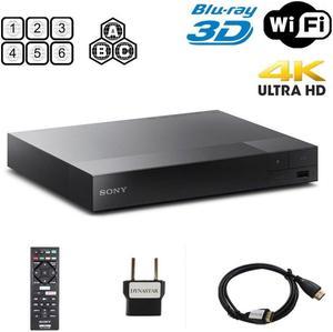 SONY BDP-S6500 2K/4K UPSCALING 2D/3D BUILT-IN WI-FI REGION FREE 0-8 AND ALL ZONE A,B,C BLURAY PLAYER WITH WORLDWIDE USE AND COME WITH FREE HDMI CABLE.