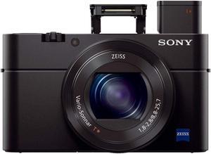 Sony RX100 III 20.1 MP Premium Compact Digital Camera w/1-inch Sensor and 24-70mm F1.8-2.8 ZEISS Zoom Lens (DSCRX100M3/B