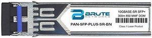 Brute Networks PAN-SFP-Plus-SR-BN - 10GBASE-SR 300m MMF 850nm SFP+ Transceiver (Compatible with OEM PN# PAN-SFP-Plus-SR)