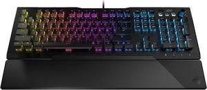 ROCCAT Vulcan 121 Mechanical PC Tactile Gaming Keyboard, Titan Brown Switch, AIMO RGB Backlit Lighting Per Key, Anodized Aluminum Top Plate and Detachable Palm/Wrist Rest, Black