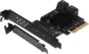 Sedna - PCIe 2 x Gen III to 5 x SATA 6G Adapter Card (Support Software RAID)