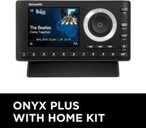 SiriusXM SXPL1H1 Onyx Plus Satellite Radio with Home Kit with Free 3 Months Satellite and Streaming Service