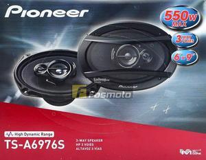 Pioneer TS-A6976S A Series 6" X 9" 550 Watts Max 3-Way Car Speakers Pair with Carbon and Mica Reinforced Injection Molded Polypropylene (IMPP) Cone Construction