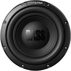 Alpine W10S4 10" 750 Watt Peak 250 Watt RMS 4-Ohm Car Audio Subwoofer Sub