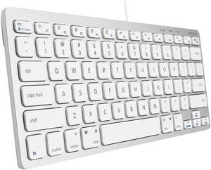Macally Backlit Mechanical Keyboard For Mac- Usb Wired Full Size-  Compatible with Apple Mac Mini, Imac, Macbook Pro Air- Brown Switches  (white) in the Computers & Peripherals department at