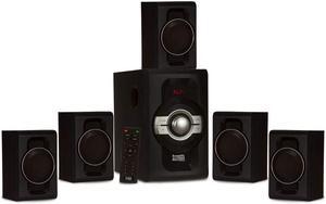 Acoustic Audio AA5240 Home Theater 5.1 Bluetooth Speaker System with USB and SD Inputs