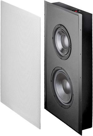 OSD Audio 300W in-Wall Trimless Home Theater Subwoofer – 8” Woofer - SL800D…