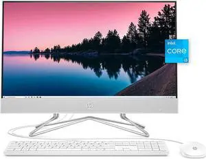 HP 24-DF1046 23.8" FHD 1920 x 1080 LED All-In-One PC Intel Core i3-1115G4 3.0 GHz (up to 4.1 GHz) 8GB DDR4-3200 RAM 256GB PCIe NVMe SSD Intel UHD Graphics Windows 11 Home