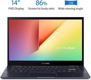 ASUS VivoBook Flip TM420UA-WS51T 14" FHD 1920x1080 Touch Laptop AMD Ryzen 5 5500U 2.1GHz 8GB DDR4 RAM 256GB NVMe SSD AMD Radeon Win10 Home