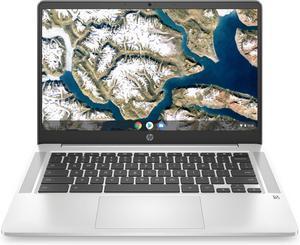 HP Chromebook 14a-na0052tg 14" HD 1366x768 Laptop Intel Celeron N4020 1.1 GHz up to 2.8 GHz 4GB LPDDR4-2400 RAM 64GB eMMC Intel UHD Graphics 600 Chrome OS