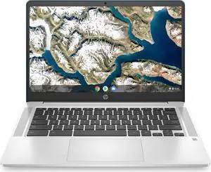 HP 14A-NA0072TG 14" HD 1366x768 Touch Laptop Intel Pentium Silver N5030 1.1 GHz up to 3.1 GHz 4GB LPDDR4-2400 RAM 64GB eMMC Intel UHD Graphics 605 Chrome OS