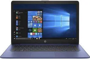 HP Stream 14-cb120ds 14" HD Laptop Intel Celeron N4020 1.1 GHz up to 2.8 GHz Intel UHD Graphics 4GB DDR4-2400 RAM 64 GB eMMC Windows 11 Home, Silver, 519W2UA