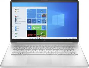 HP 17-CN0173ST 17.3" FHD IPS Laptop Intel Core i3-1125G4 2GHz up to 3.7 GHz 8GB DDR4 - 3200 512GB SSD  Wi-Fi 6 AX201 (2x2) Intel UHD Graphics Windows 10 Home - 4C4B3UA