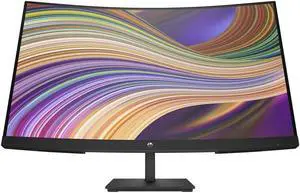 HP V27c G5 27" VA FHD (1920x1080) Curved Monitor 75Hz, 5ms, 16:9, Flicker-free, AMD FreeSync HDMI & DisplayPort - 65P60AA
