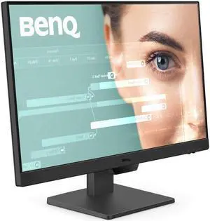 BenQ GW2490 24" FHD IPS 100Hz Gaming Monitor 5 ms Aspect Ratio 16:9 Tilt -5 - 20 Colors 16.7Anti-Glare HDMI DisplayPort Ultra-Slim Bezel with Brightness Intelligence