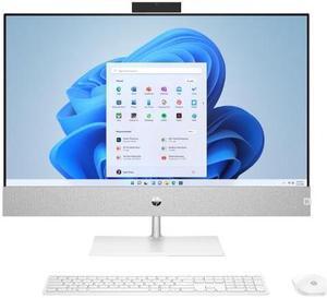 HP Pavilion 4N507AV 27" FHD IPS All-In-One Desktop Intel Core i7-12700T 1.00 GHz up to 4.70 GHz Intel UHD Graphics 770 32GB DDR4 256GB SSD Windows 11 Pro, White - 4N507AV-E201