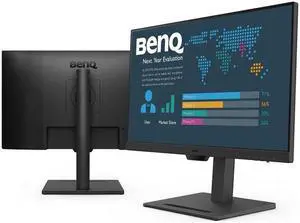BenQ BL2490T 23.8" FHD 1920 x 1080 Monitor 5ms 100Hz 250 nits 16:9 178°/178° 110 mm Height Adjustment LED backlight DisplayPort HDMI