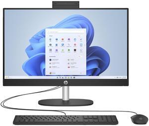 HP 24-cr0000t 23.8" FHD Touch Intel Core i7-1355U 3.7 GHz up to 5.0 GHz 8GB DDR4 RAM 1TB PCIe NVMe M.2 SSD Intel Iris Xe IR Camera Windows 11 Home All-in-One Desktop, Black - 946D2AV-V003