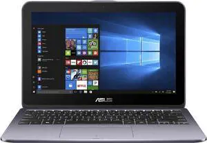 ASUS VivoBook Flip TP203NA 11.6" IPS Touchscreen Intel Celeron N3350 1.1 GHz up to 2.40 GHz 4GB SDRAM 64GB eMMC Intel HD Graphics 500 Windows 10 Home in S mode Laptop - TP203NA-UH01T