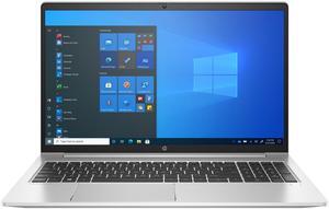 HP ProBook 455 G8 15.6" FHD AMD Ryzen 5 5600U APU 2.3 GHz up to 4.2 GHz 8GB DDR4-3200 SDRAM 256GB NVMe SSD AMD Radeon Graphics Windows 11 Pro Laptop, Silver - 1Y9H1AV-I102