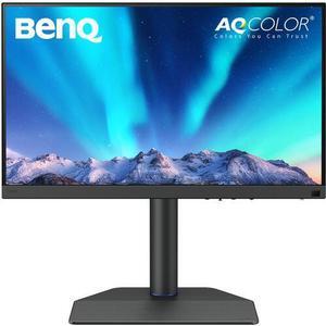 BenQ PhotoVue 27" QHD 1440p HDR Monitor 5 ms 16:9 1000:1 300 nits, HDR10, 99% Adobe RGB, Tilt, Swivel, and Height Adjustment, USB-C, USB Hub HDMI & DisplayPort - SW272Q