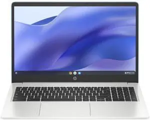 HP Chromebook 15at-na000 15.6" Intel Celeron N4500 1.1 GHz up to 2.8 GHz 4GB RAM 64GB eMMC Intel UHD Graphics ChromeOS, Mineral Silver - 6G6B1AV-I202