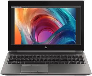 HP ZBook 15 G6 15.6" FHD Intel Core i7-9850H 2.6 GHz up to 4.6 GHz 32GB DDR4-2666 MHz RAM 256GB SSD NVIDIA Quadro T1000 Backlit KB, FP Reader Windows 11 Pro Laptop, Gray - 3B954UC-I432