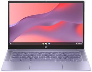 HP Chromebook 14at-nf000 14" Intel Processor N100 up to 3.4 GHz 4GB RAM 64GB eMMC Intel UHD Graphics Chrome OS Laptop, Lilac Lavender - A2MQ4AV-I101