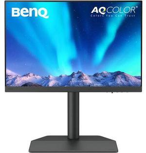 BenQ PhotoVue SW242Q 24" 2K HDR QHD IPS Monitor 16:10, 5ms GtG, 400 nits, 1000:1, 90W HDMI & DisplayPort USB-C SD Card Reader, TUV Anti-Reflection