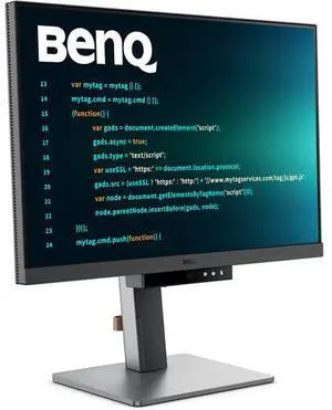 BenQ RD240Q 24.1 WQXGA Programming Monitor 16:10, 5 ms, 300 nits, Contrast Ratio 1000:1, Coding Modes, USB-C (90W), HDMI & Display Pilot 2, Built-In Speakers & USB Hub