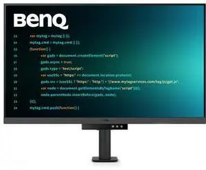 BenQ RD320UA 31.5" 4K+ HDR Programming Monitor with Ergo Arm 16:9, 2000:1, 400 nits, Coding Modes, USB-C Daisy Chain Support, KVM & Lighting, HDMI & DisplayPort