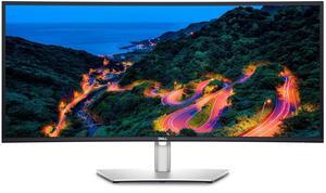 Dell UltraSharp U3423WE 34" WQHD LED Curved Monitor 21:9, 5ms GtG, Contrast Ratio 2000:1, Brightness 300 cd/m², 2 x 5W Speakers,  USB-C Height, Swivel, Tilt